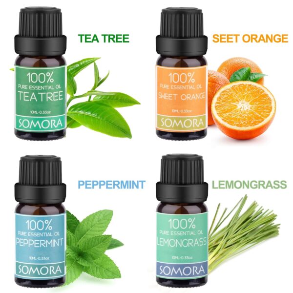 SOMORA Aromatherapy Essential Oil Diffuser Bracelet Gift Set w/Tea Tree, Lemongrass, Orange and Peppermint, Unique Gifts for Women, Birthday Gifts Ideas for Mom, Best Friend, Sister, Wife - Image 5