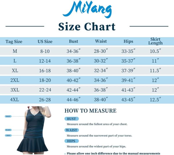 MiYang Women's Plus-Size Flower Printing Shaping Body One Piece Swim Dresses Swimsuit - Image 7