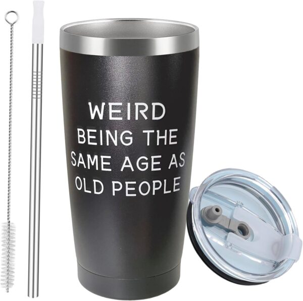 Birthday Gifts for Men Women - Funny Unique Gifts for Dad, Mom, Grandpa, Father, Husband, Him or Her, From Daughter Son Friends, 30th, 40th, 50th, 60th, 70th, Dad Coffee Mug Tumbler, Christmas Gifts - Image 2