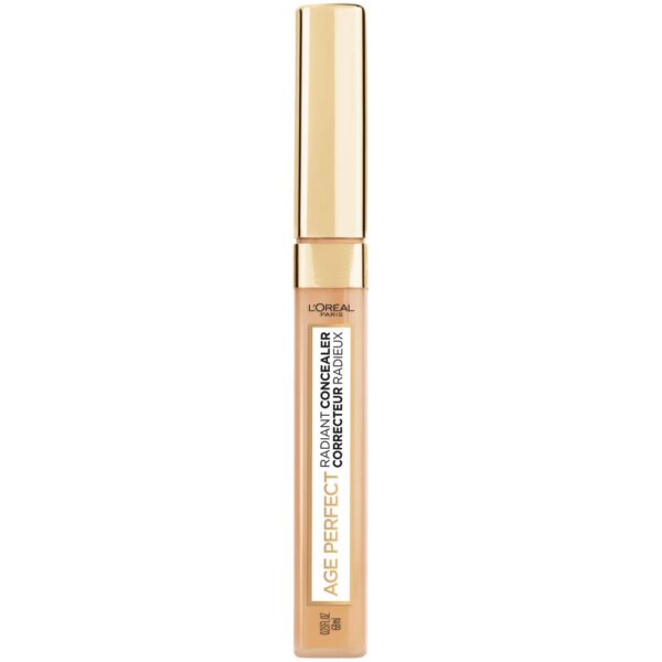 L'Oreal Paris Age Perfect Radiant Concealer with Hydrating Serum and Glycerin, Natural Beige - Image 3