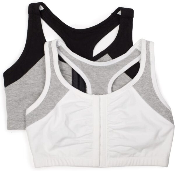 Fruit of the Loom Women's Front Close Builtup Sports Bra - Image 2