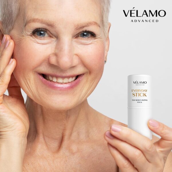 VELAMO ADVANCED Everyday Beauty Stick: Everyday Makeup Solution for Older Women and Mature Skin - Age-Defying Beauty Stick - Hydrating and Nourishing Moisturizer Stick for Face and Body - Image 8