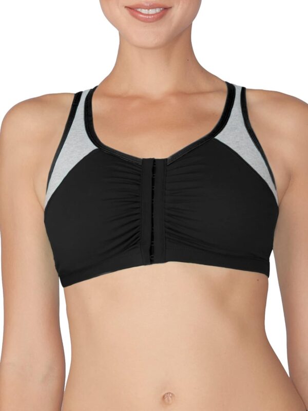 Fruit of the Loom Women's Front Close Builtup Sports Bra - Image 5