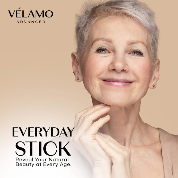 VELAMO ADVANCED Everyday Beauty Stick: Everyday Makeup Solution for Older Women and Mature Skin - Age-Defying Beauty Stick - Hydrating and Nourishing Moisturizer Stick for Face and Body - Image 4