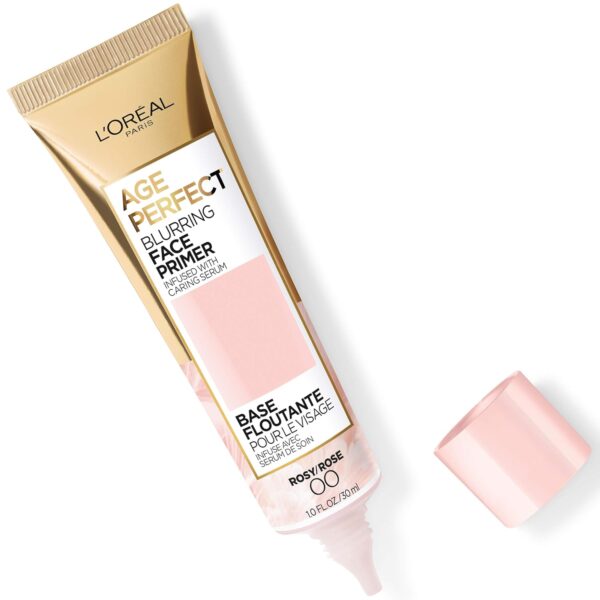 L'Oreal Paris Age Perfect Face Blurring Primer Infused with Caring Serum Smoothes Liners and Pores - Image 3