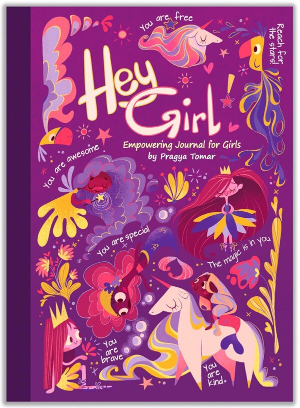 Hey Girl! Empowering Journal for girls: To Develop Gratitude and Mindfulness through Positive Affirmations - Image 2