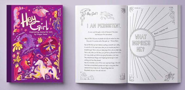 Hey Girl! Empowering Journal for girls: To Develop Gratitude and Mindfulness through Positive Affirmations - Image 4