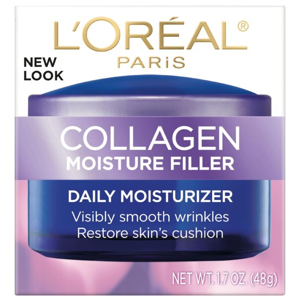 L’Oréal Paris Collagen Daily Face Moisturizer, Reduce Wrinkles, Face Cream 1.7 oz - Image 3