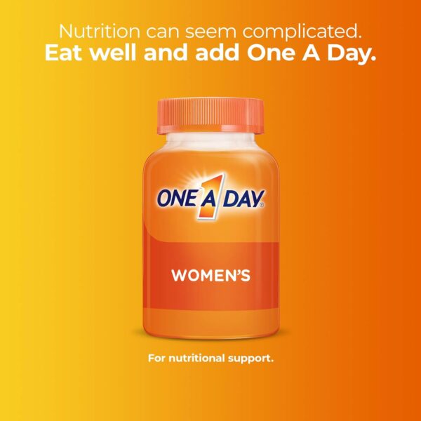 One A Day Women’s Multivitamin Gummies, Supplement with Vitamin A, C, D, E and Zinc for Immune Health Support*, Calcium & more, 80 count - Image 3