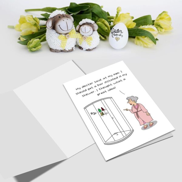 Nchigedy Funny Getting Older Birthday Card for Mom Wife, Humorous Birthday Card for Sister Aunt, Old Age Birthday Card for Women Female Friend, 50th 60th 70th Birthday Card for Grandma - Image 4