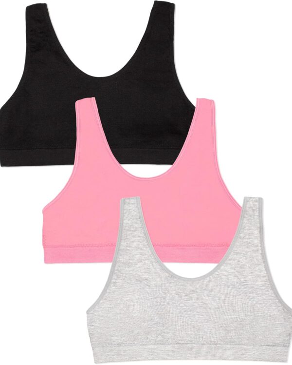 Fruit of the Loom Girls' Seamless Stretch Sports Bra - Image 2