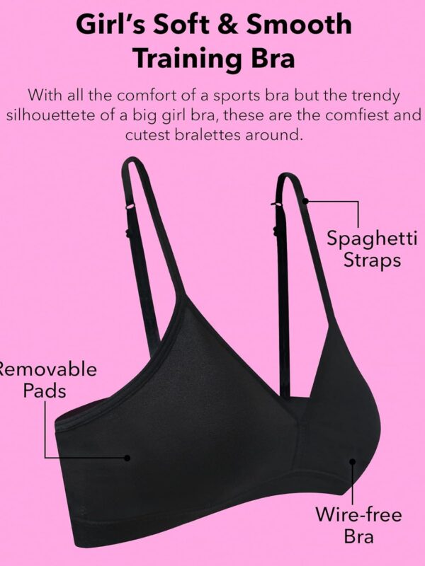 Fruit of the Loom Girls' Soft and Smooth Training Bra - Image 4