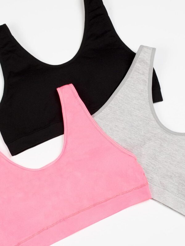 Fruit of the Loom Girls' Seamless Stretch Sports Bra - Image 3