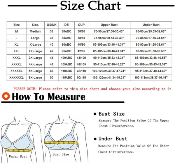 2pc Daisy Bras for Older Women Lace No Underwire Full Coverage Front Snap Bra Push Up Comfy Breathable Everyday Bra - Image 4