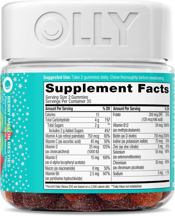 Olly, Multivitamin Kids Girl, 70 Count - Image 10