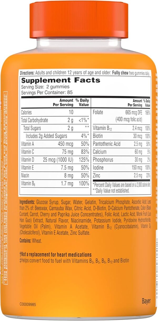 One A Day Women’s Multivitamin Gummies, Multivitamin For Women with Vitamin A, C, D, E and Zinc for Immune Health Support*, Calcium & more, 170 count - Image 13