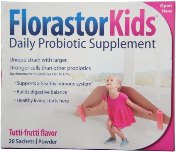 Biocodex Florastor Kids Probiotic Sachets, 20 Count - Image 2