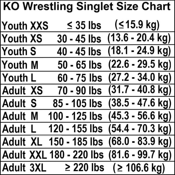 Unisex Wrestling Singlet, Comfortable & Breathable, 4 Way Stretch, Full Range of Youth and Adult Sizes - Image 5