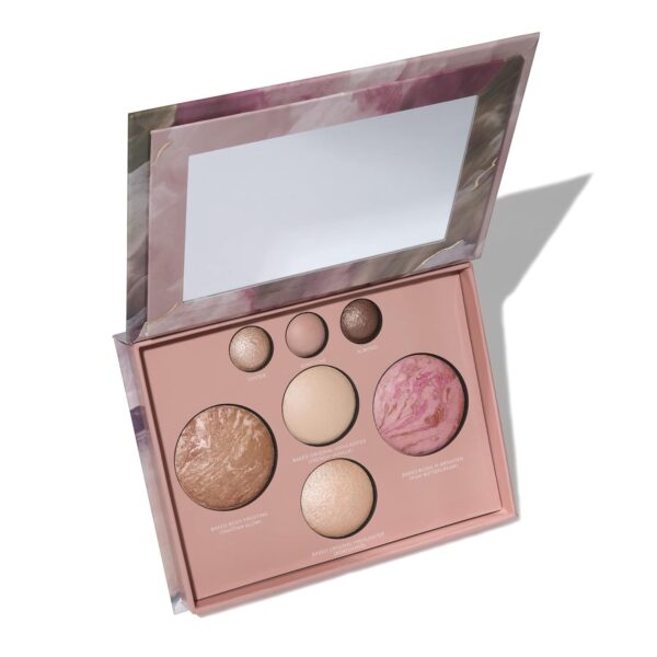 LAURA GELLER NEW YORK The Best of the Best Baked Palette - Full Size - Includes Bronzer, Blush, 2 Highlighters and 3 Eyeshadows - Travel-Friendly - Image 2