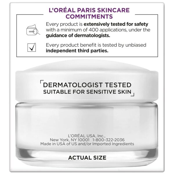 L'Oreal Paris Wrinkle Expert 55+ Anti-Aging Face Moisturizer with Calcium, Non-Greasy, Suitable for Sensitive Skin 1.7 fl. oz - Image 6