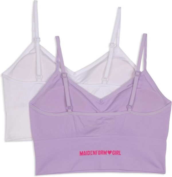 Maidenform Girls Seamless Ruched Crop Bra - Image 4