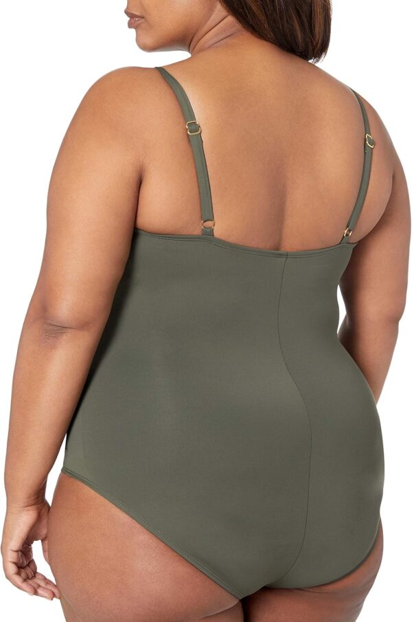 Island Goddess Rouched Body Lingerie Mio One Piece Swimsuit - Image 3