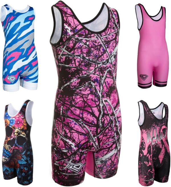 Unisex Wrestling Singlet, Comfortable & Breathable, 4 Way Stretch, Full Range of Youth and Adult Sizes - Image 2