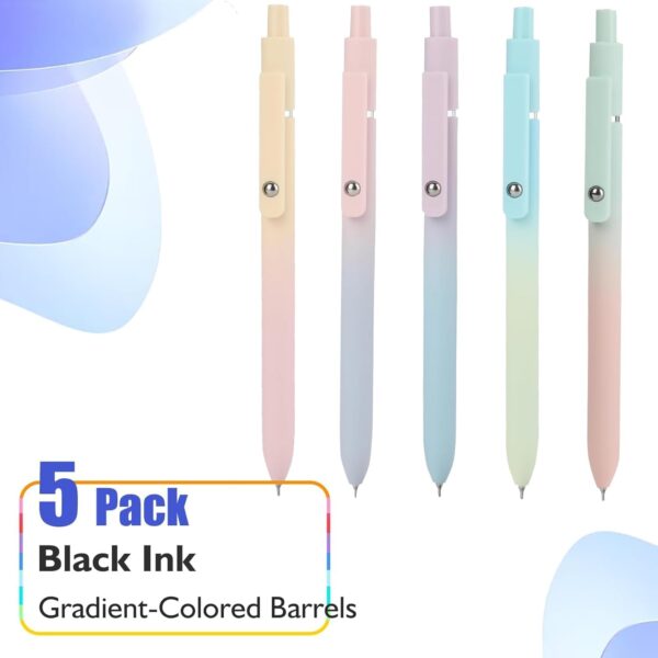 Teen Easter Basket Stuffers, Birthday Gifts for Women, Preppy Stuff, Teen Girl Gifts Trendy Stuff, Aesthetic Pens for Journaling, Cool Stuff, Gifts for 8 9 10 11 12 13 14 Year Old Girl(5 Pcs Gradient) - Image 3
