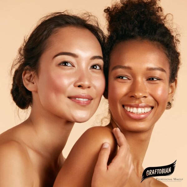 Graftobian HD Glamour Crème Foundation 1/2oz, Weightless Full Coverage Makeup, 65 Inclusive Shades, For All Skin Types, Natural or Full-Glam Looks, For Professionals and Beginners, Leading Lady - Image 5