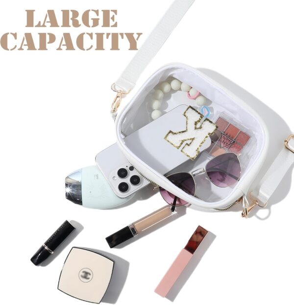 Girl Purse Birthday Gifts for 8 9 10 11 12 13 Year Old Kids Teens and Women, Clear Purse Crossbody Bag Cute Trendy Stuff - Image 4