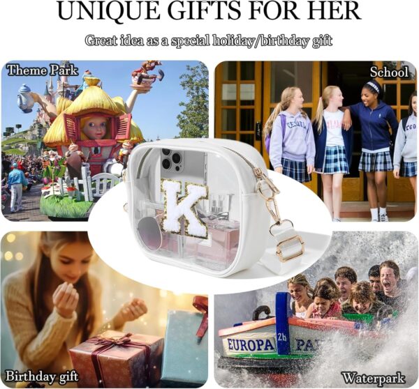 Girl Purse Birthday Gifts for 8 9 10 11 12 13 Year Old Kids Teens and Women, Clear Purse Crossbody Bag Cute Trendy Stuff - Image 7