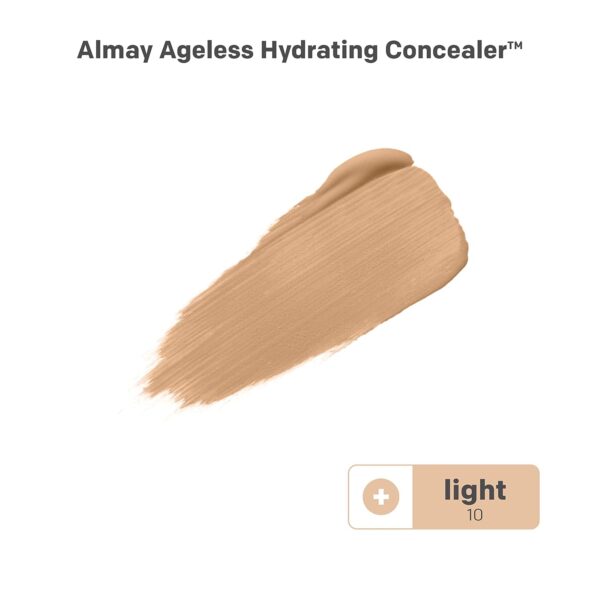 Almay Anti-Aging Concealer, Face Makeup with Hyaluronic Acid, Niacinamide, Vitamin C & E, Hypoallergenic-Fragrance Free, 010 Light, 0.37 Fl Oz (Pack of 1) - Image 3