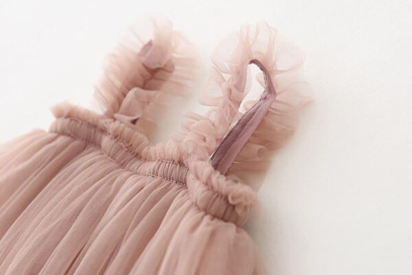 Baby Girls Tutu Dress Toddler Tulle Sleeveless Princess Sundress - Image 5