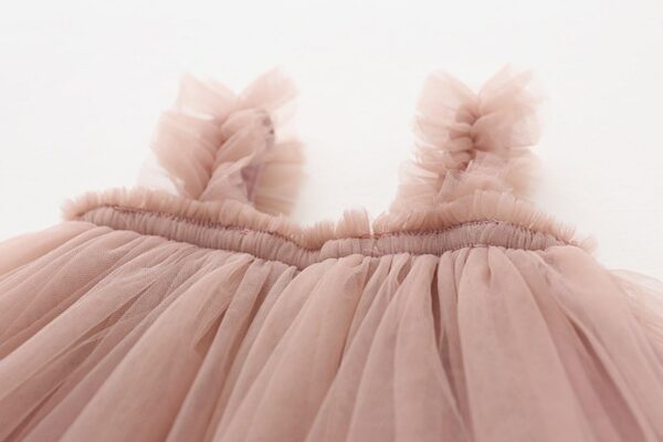 Baby Girls Tutu Dress Toddler Tulle Sleeveless Princess Sundress - Image 4
