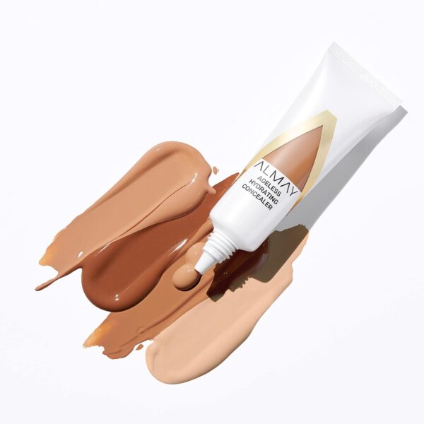 Almay Anti-Aging Concealer, Face Makeup with Hyaluronic Acid, Niacinamide, Vitamin C & E, Hypoallergenic-Fragrance Free, 010 Light, 0.37 Fl Oz (Pack of 1) - Image 6