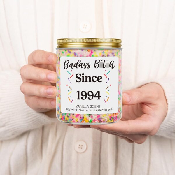 LEADO 31st Birthday Candle for Her, 31 Year Old Birthday Gifts for Women - Happy 1994 Bday Candles, Turning Thirty-One Presents, Funny Cool Gifts for 31 Year Old Woman, Female, Best Friend, Sister - Image 6