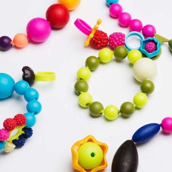 GILI Pop Beads - Jewelry Making Kit for 3 4 5 6 7 8 Year Old Little Girls - Arts and Crafts Toys for Kids Age 4yr-8yr - Necklace Bracelet Creativity Snap Set Top Best Christmas Birthday Gifts (500pcs) - Image 7