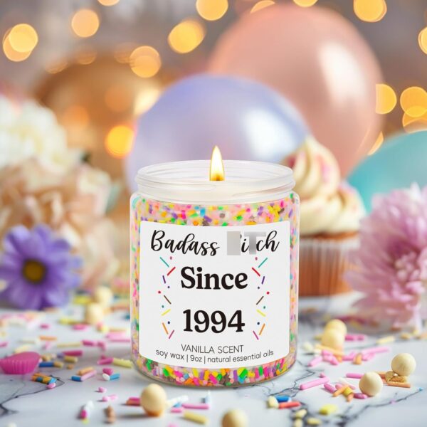 LEADO 31st Birthday Candle for Her, 31 Year Old Birthday Gifts for Women - Happy 1994 Bday Candles, Turning Thirty-One Presents, Funny Cool Gifts for 31 Year Old Woman, Female, Best Friend, Sister - Image 5