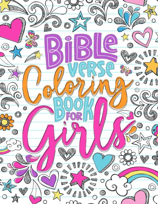 Bible Verse Coloring Book for Girls - Image 2