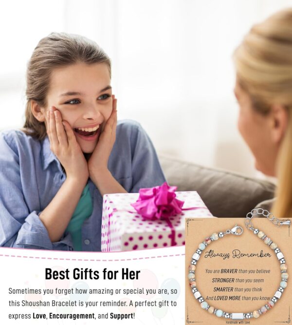 Graduation Gifts for Teen Girls 16 18 8 12 13 Year Old Birthday Mothers Day Teenage Girl Trendy Stuff 2025 Beaded Bracelets Women Jewelry Granddaughter Friendship Stocking Stuffers Easter - Image 3