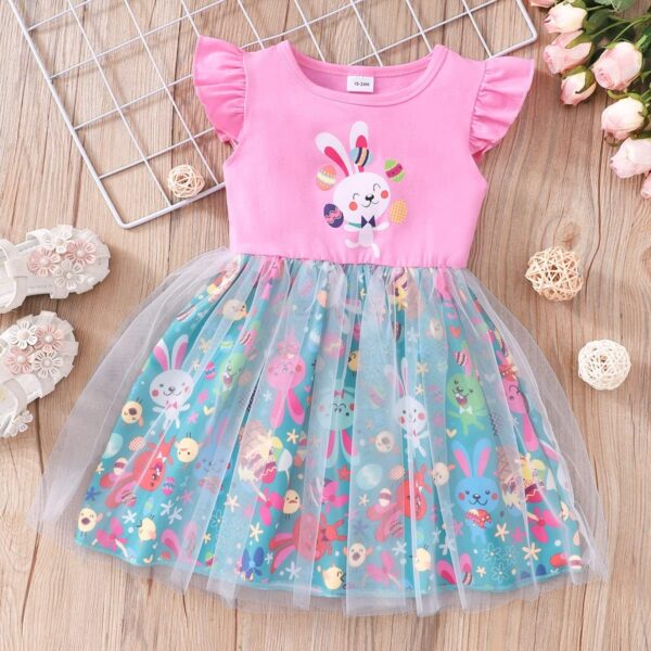 Akyzic Toddler Tulle Dress Unicorn Outfit Birthday Princess Party Girls Summer Causal Tutu Skirts - Image 3