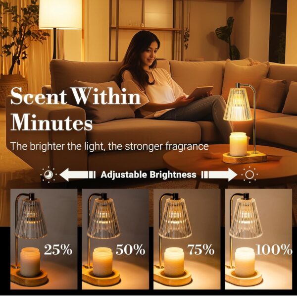 Birthday Gifts for Women, Candle Warmer Lamp with Timer, Unique Birthday Gifts for Wife Mom Friends Sister, 20th 30th 40th 50th 60th Year Old Gift Ideas - Image 4