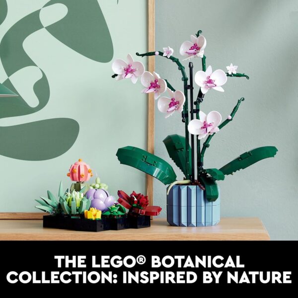 LEGO Botanicals Succulents - Gift for Mother's Day - Artificial Indoor Plant Building Set for Home, Kitchen, Desk Decor Adults Ages 18+ - 10309 - Image 7
