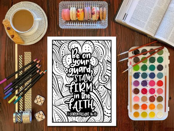 Bible Verse Coloring Book for Girls - Image 4