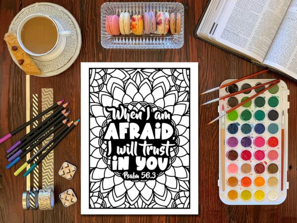 Bible Verse Coloring Book for Girls - Image 7