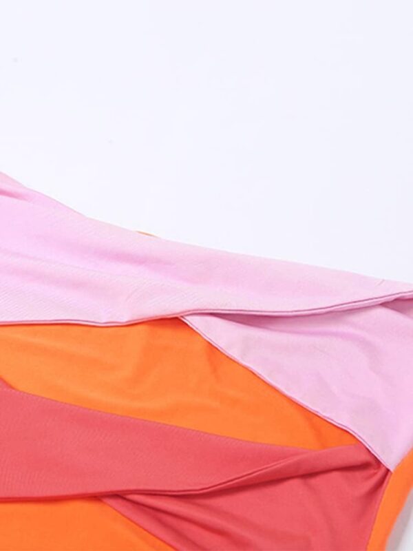 heyheyshine Patchwork Y2K Strapless Dress Party Sleeveless Backless Sexy Hollow Out Dresses Women Summer Beach - Image 7