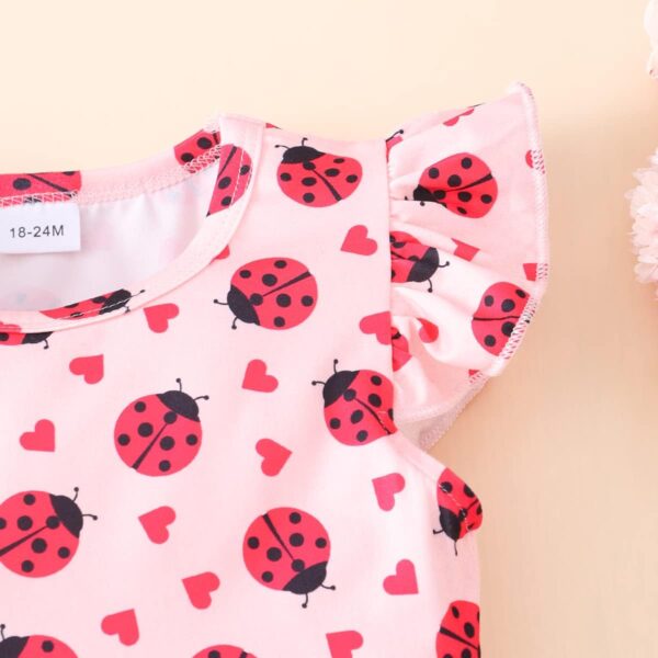 Baby Girls Dress Unicorn Casual Flutter Sleeve Swing Sundress Birthday Party Summer Playwear Dresses 1-8 Years Old - Image 5