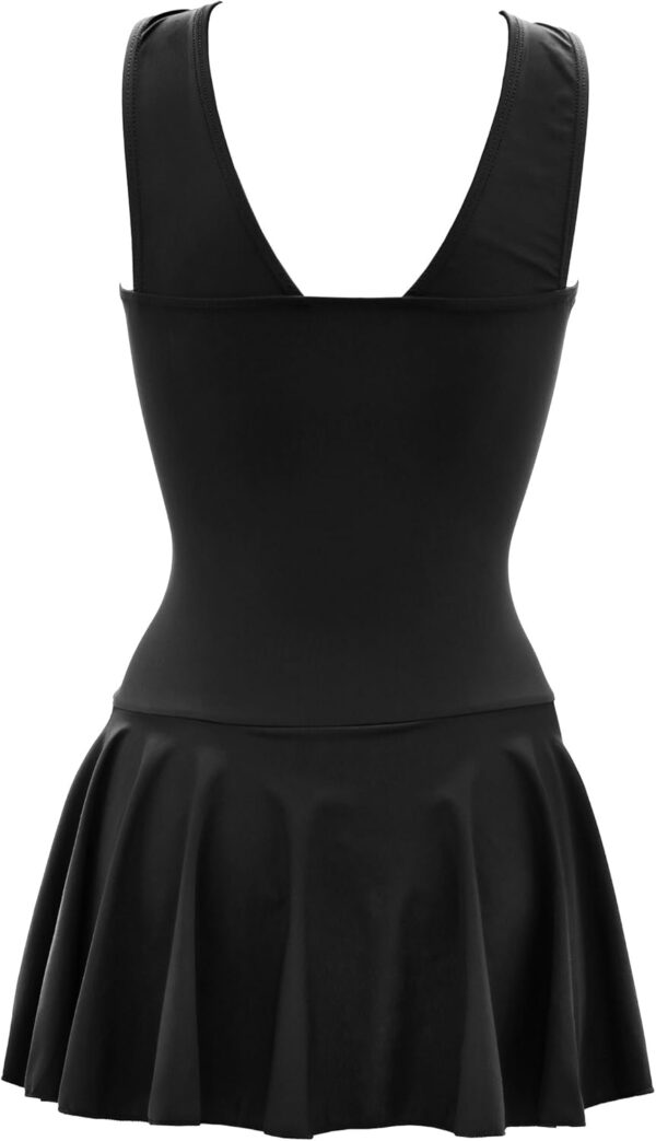 AONTUS Plus Size Hawaiin Swimsuits for Women Swimwear Long Torso Tummy Control Swimdress - Image 3