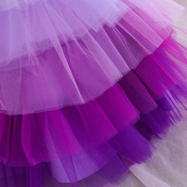 Flower Baby Girl Lace Dress Toddler Tulle Sleeveless Bow Princess Party Wedding Pageant Bridesmaid (0-6T) - Image 7