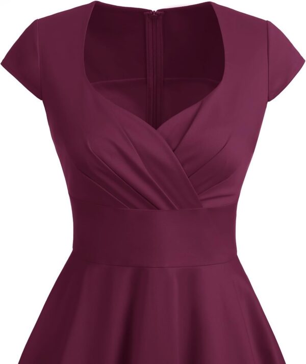Bbonlinedress Women Short 1950s Retro Vintage Cocktail Party Swing Dresses - Image 5
